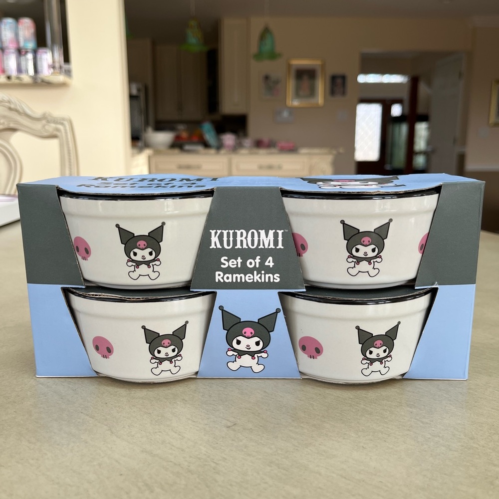 Kuromi 4 Ramekins